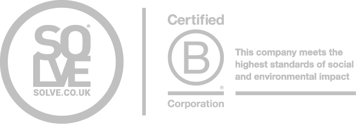 Solve Logo Grey BCorp